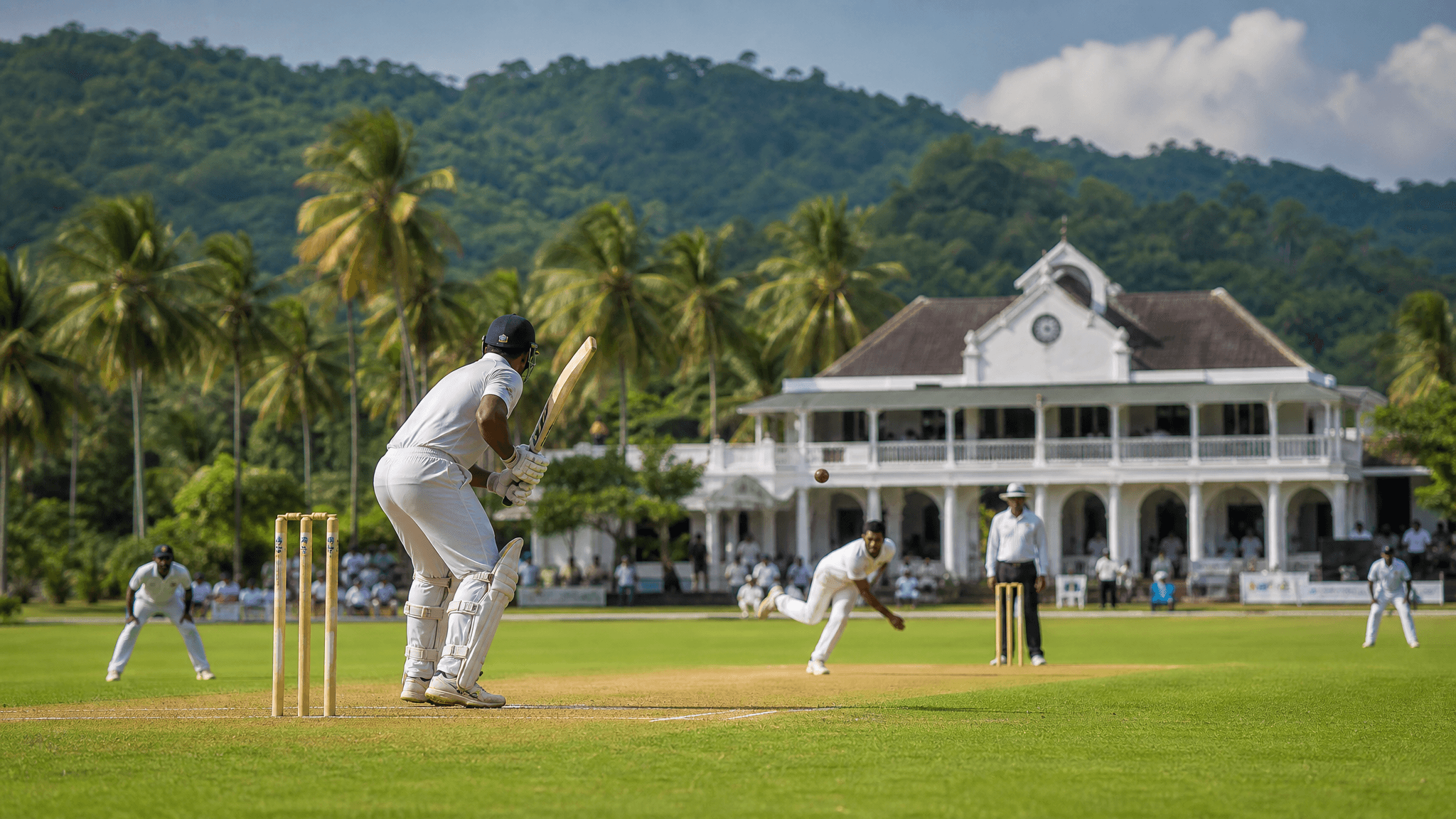 Cricket tour ground in Sri Lanka